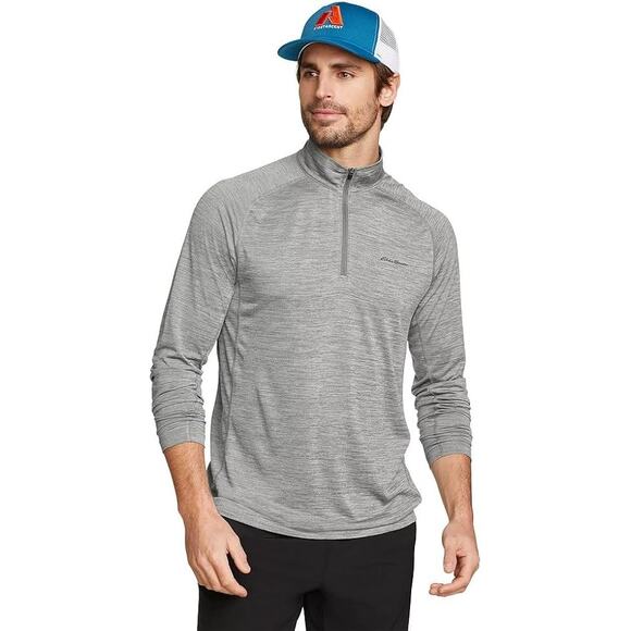 Eddie Bauer Men's Resolution Long-Sleeve 1/4-Zip Small - Picture 1 of 8